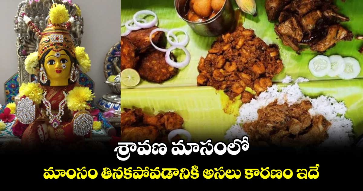 శ్రావణ మాసంలో  మాంసం తినకపోవడానికి అసలు కారణం ఇదే...