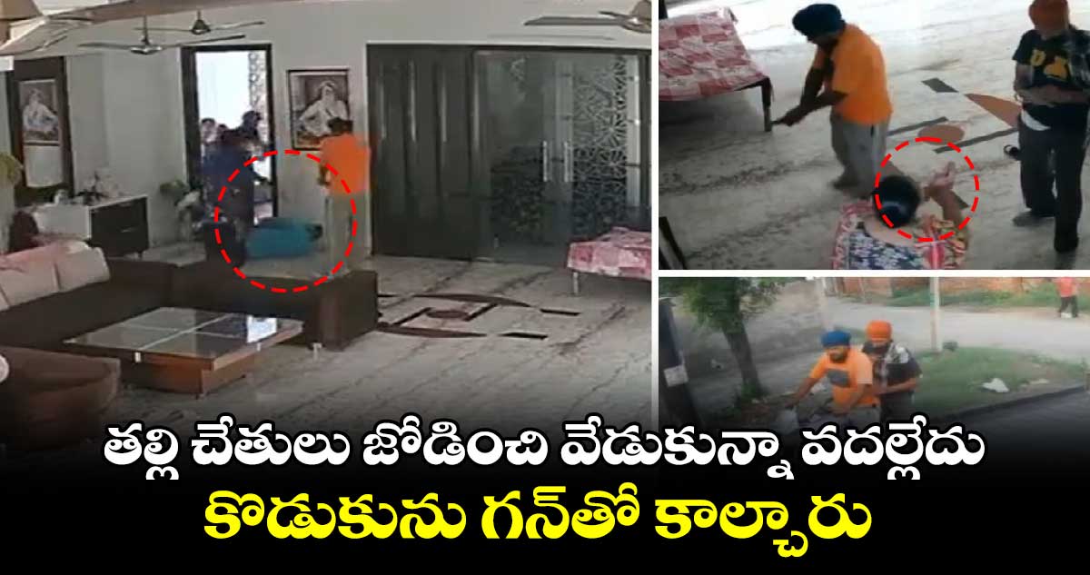 Viral Video: తల్లి చేతులు జోడించి వేడుకున్నా వదల్లేదు..కొడుకును గన్⁬తో కాల్చారు