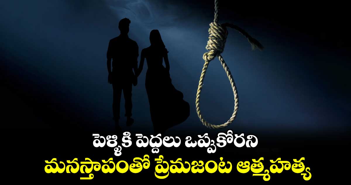 పెళ్ళికి పెద్దలు ఒప్పుకోరని మనస్తాపంతో ప్రేమజంట ఆత్మహత్య