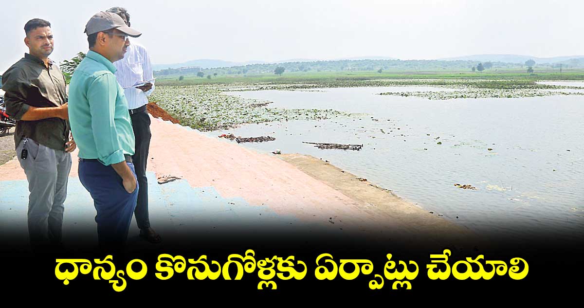 ధాన్యం కొనుగోళ్లకు ఏర్పాట్లు చేయాలి