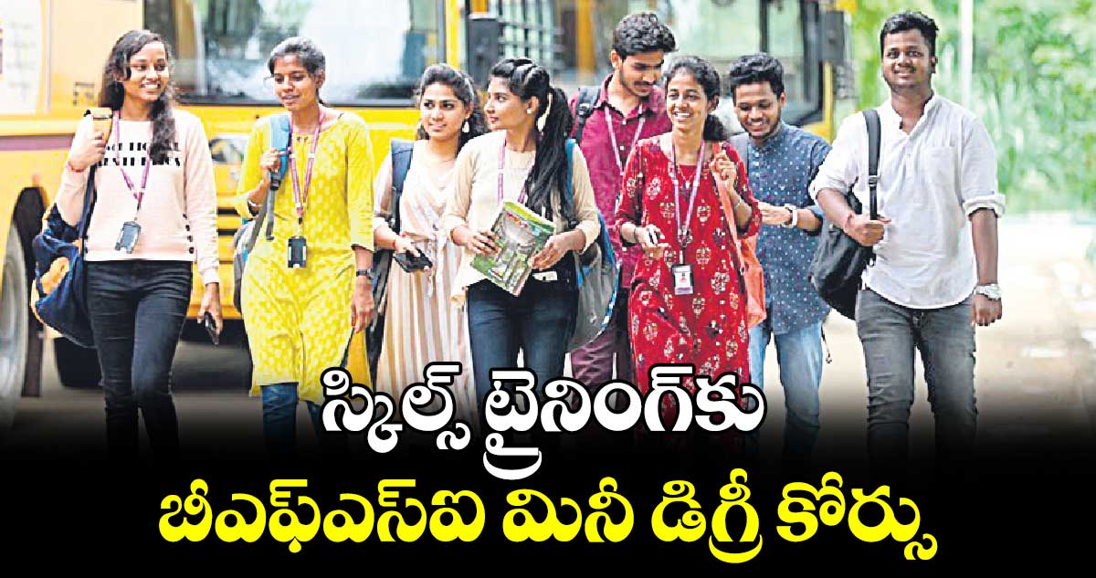 స్కిల్స్ ట్రైనింగ్కు బీఎఫ్ఎస్ఐ మినీ డిగ్రీ కోర్సు