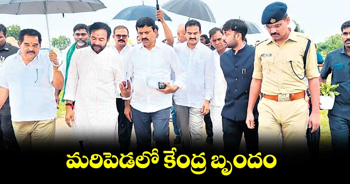 మరిపెడలో కేంద్ర బృందం