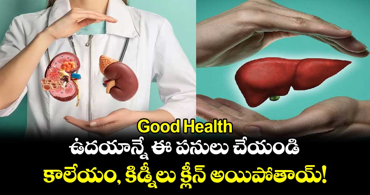 Good Health: ఉదయాన్నే ఈ పనులు చేయండి.. కాలేయం, కిడ్నీలు క్లీన్ అయిపోతాయ్!