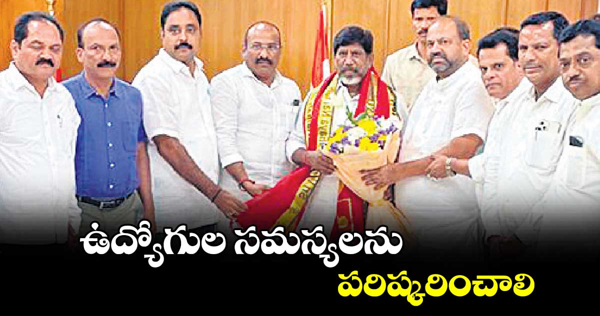 ఉద్యోగుల సమస్యలను పరిష్కరించాలి