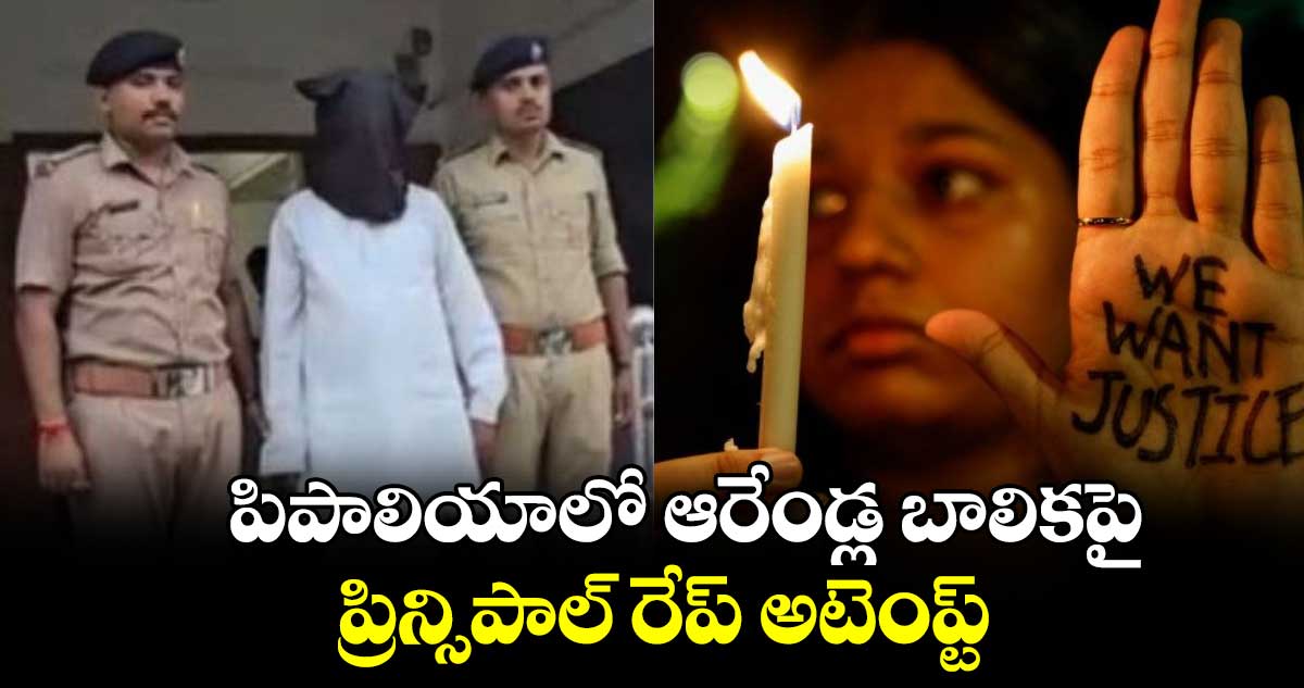 పిపాలియాలో ఆరేండ్ల బాలికపై.. ప్రిన్సిపాల్ రేప్ అటెంప్ట్