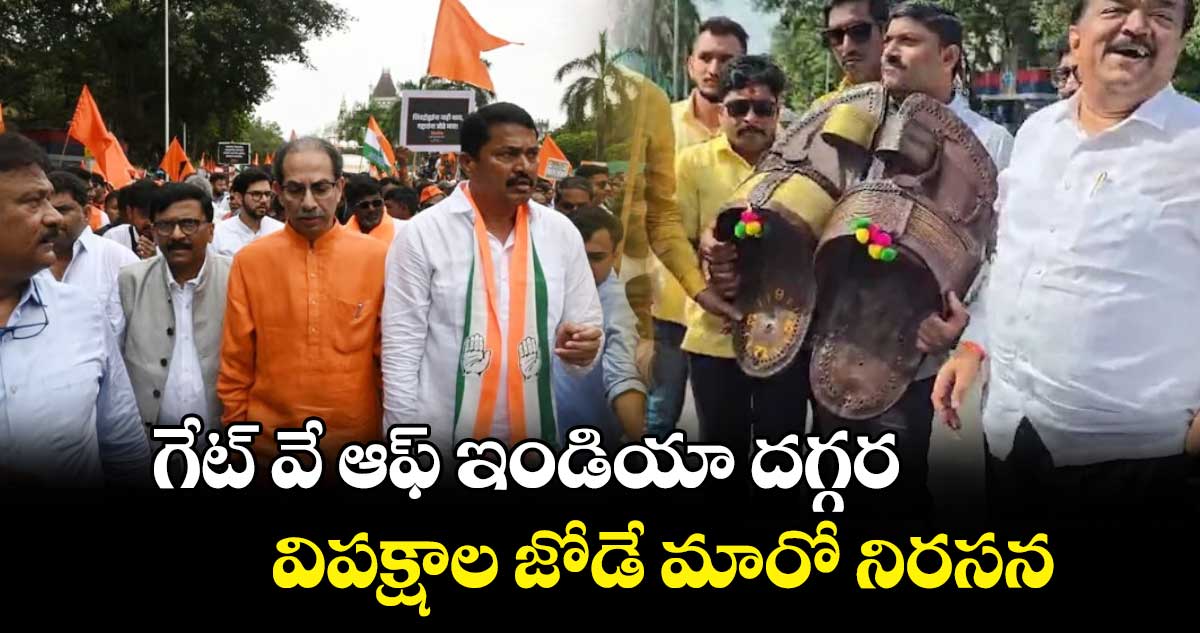 గేట్ వే ఆఫ్ ఇండియా దగ్గర జోడే మారో నిరసన