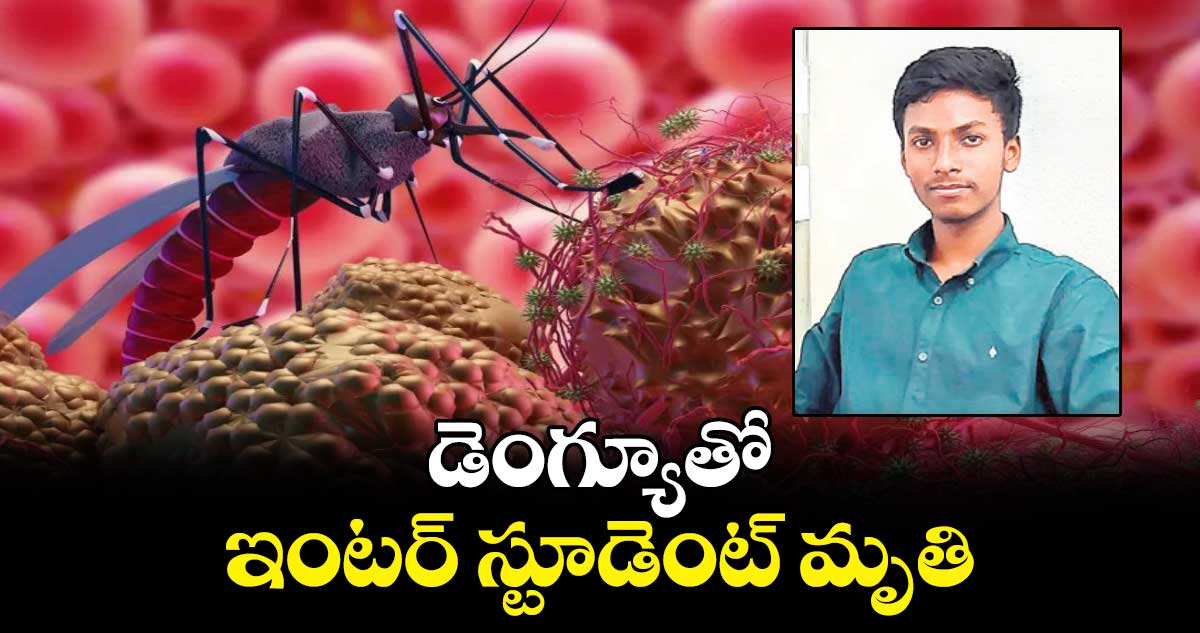 డెంగ్యూతో ఇంటర్ స్టూడెంట్ మృతి