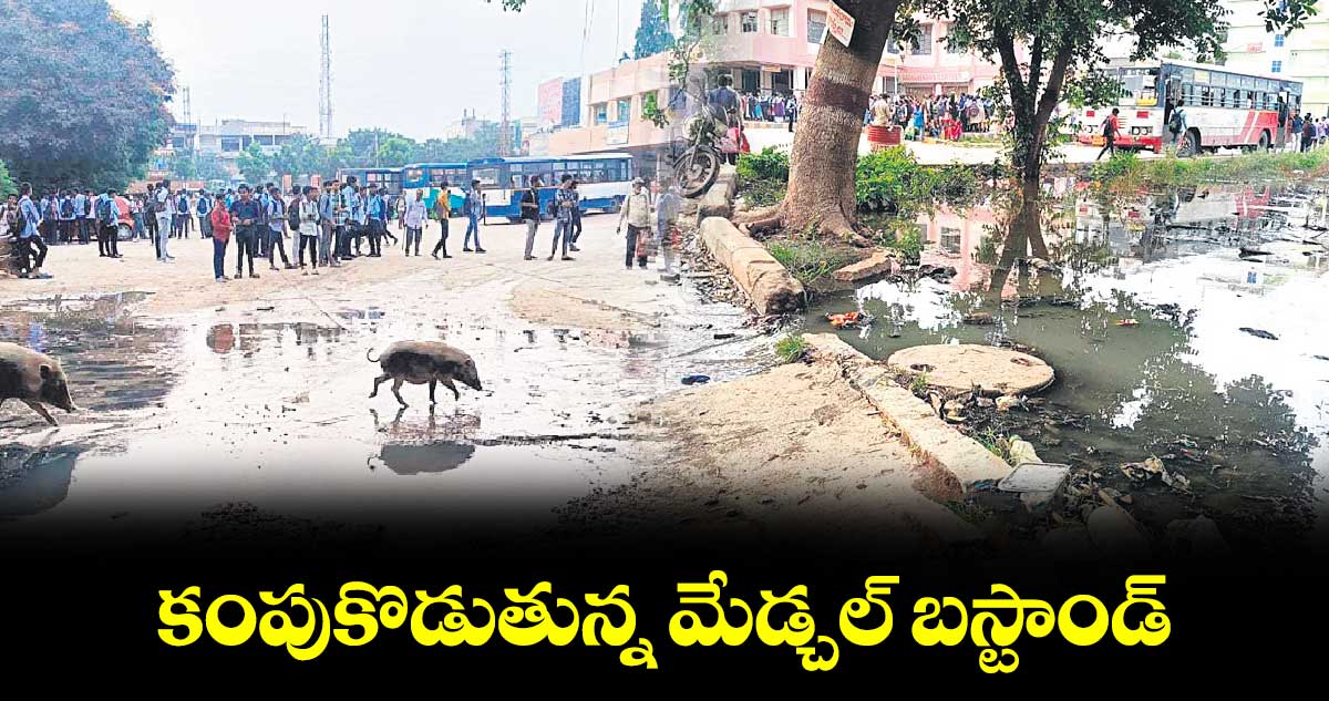 కంపుకొడుతున్న​ మేడ్చల్​ బస్టాండ్