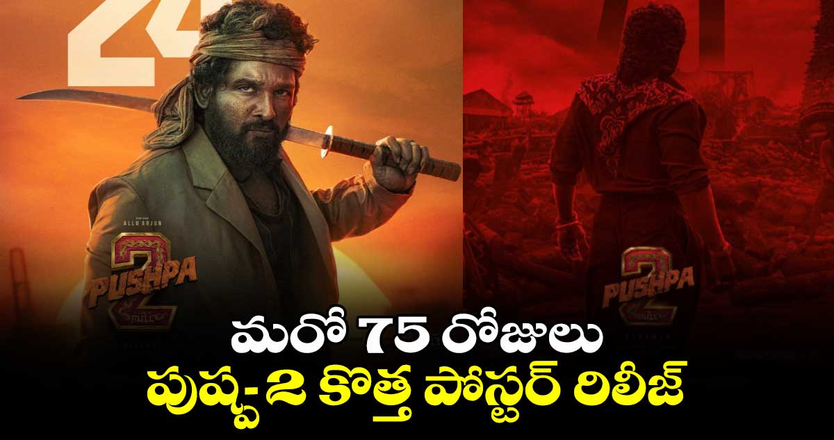 Pushpa2TheRule: మరో 75 రోజులు.. పుష్ప- 2 కొత్త పోస్టర్ రిలీజ్