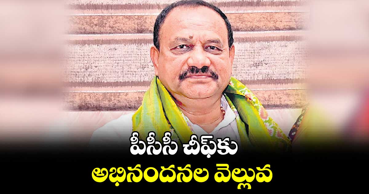 పీసీసీ చీఫ్కు అభినందనల వెల్లువ
