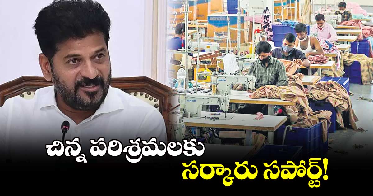 చిన్న పరిశ్రమలకు సర్కారు సపోర్ట్!
