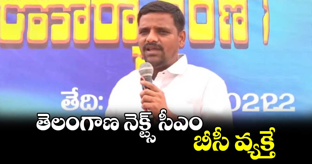 తెలంగాణ నెక్ట్స్​ సీఎం బీసీ వ్యక్తే : ఎమ్మెల్సీ తీన్మార్​ మల్లన్న