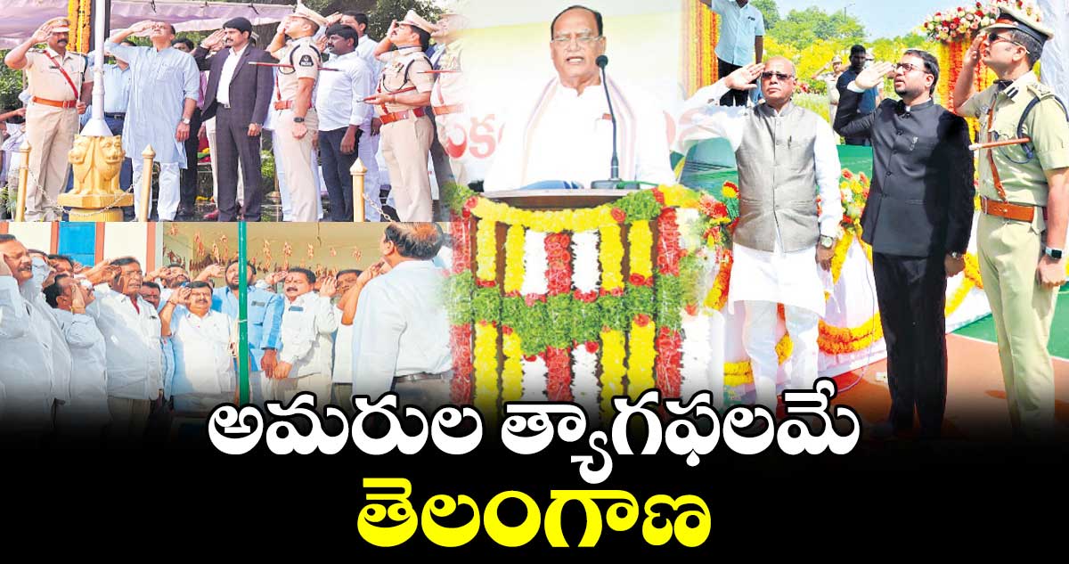 అమరుల త్యాగఫలమే తెలంగాణ 