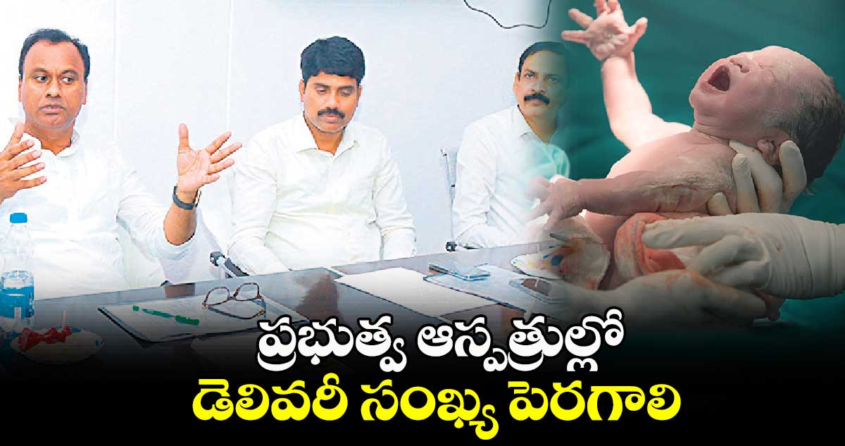 ప్రభుత్వ ఆస్పత్రుల్లో డెలివరీ సంఖ్య పెరగాలి: ఎమ్మెల్యే కోమటిరెడ్డి రాజగోపాల్ రెడ్డి