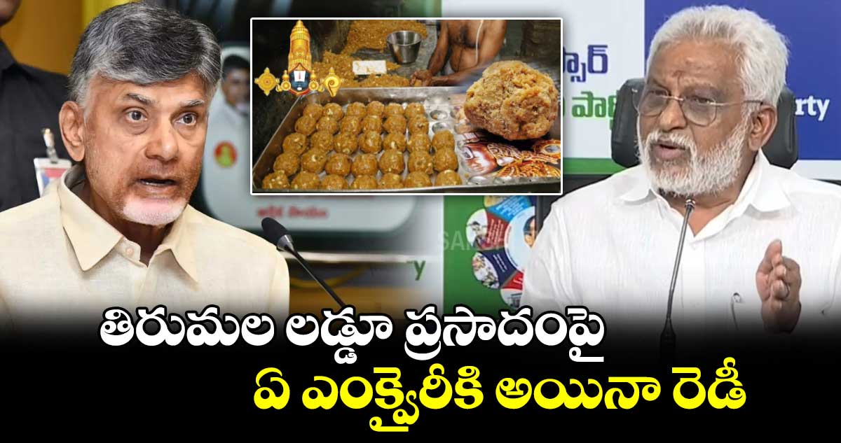 తిరుమల లడ్డూ ప్రసాదంపై ఏ ఎంక్వైరీకి అయినా రెడీ.. టీటీడీ మాజీ ఛైర్మెన్ వైవీ సుబ్బారెడ్డి..