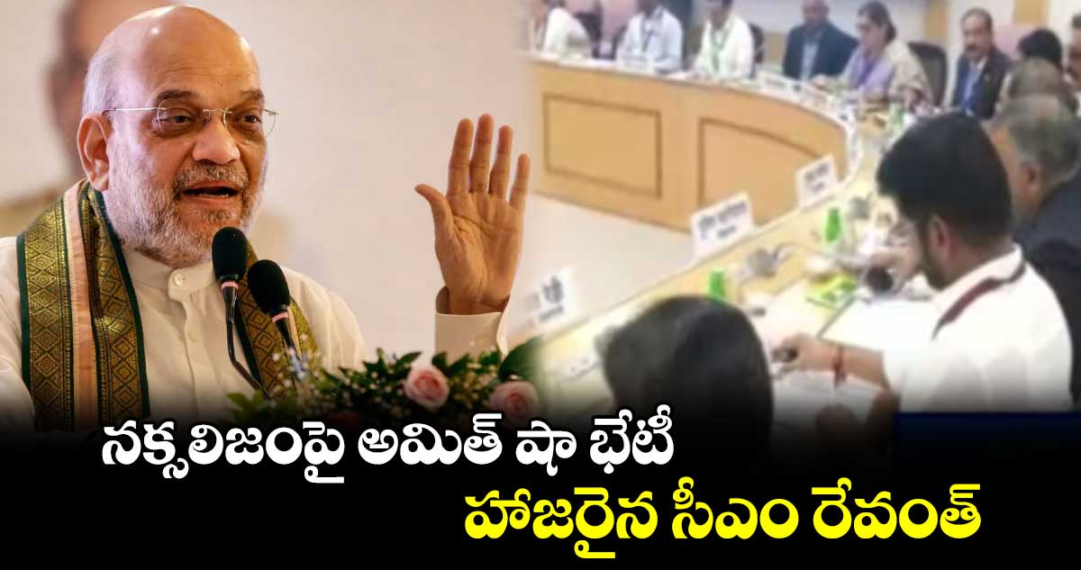 మావోయిస్టు ప్రభావిత రాష్ట్రాలతో అమిత్ షా భేటీ.. 