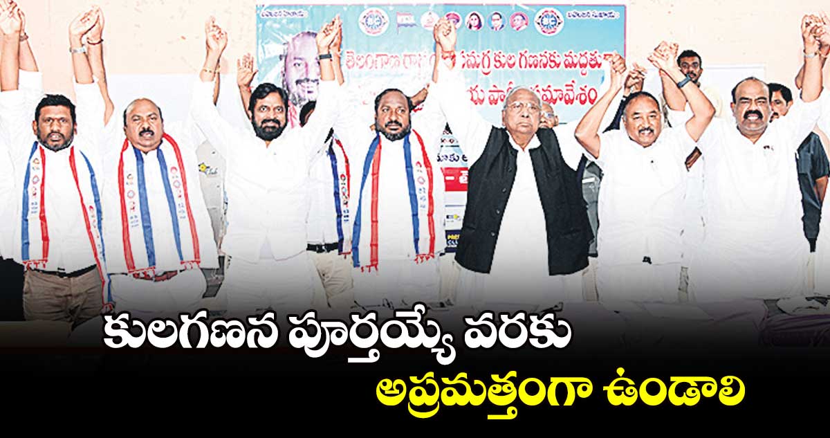 కులగణన పూర్తయ్యే వరకు అప్రమత్తంగా ఉండాలి