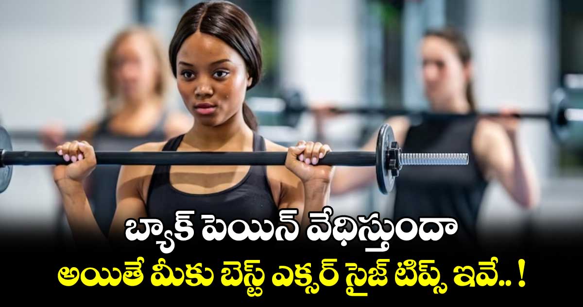 Good Health : బ్యాక్ పెయిన్ వేధిస్తుందా.. అయితే మీకు బెస్ట్ ఎక్సర్ సైజ్ టిప్స్ ఇవే.. !