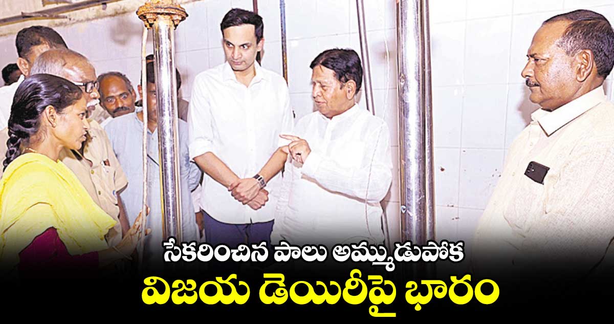 సేకరించిన పాలు అమ్ముడుపోక.. విజయ డెయిరీపై భారం : అమిత్​రెడ్డి  