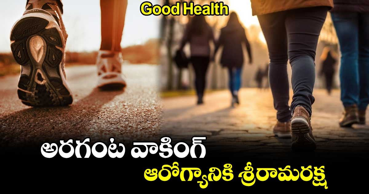 Good Health: అరగంట వాకింగ్​... ఆరోగ్యానికి శ్రీరామరక్ష