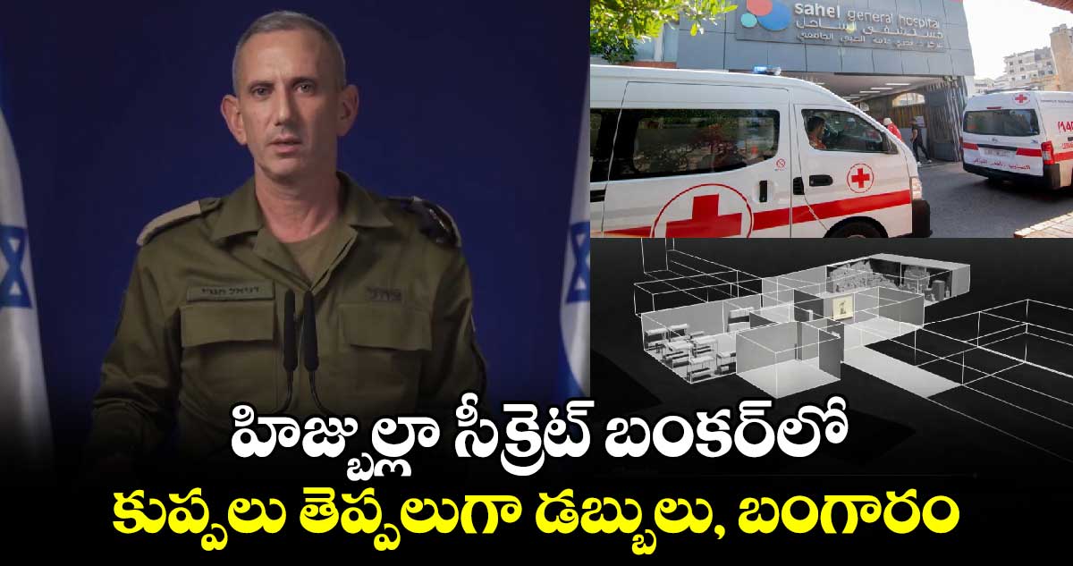 హిజ్బుల్లా సీక్రెట్ బంకర్‌లో కుప్పలు తెప్పలుగా డబ్బులు, బంగారం : చూడండి