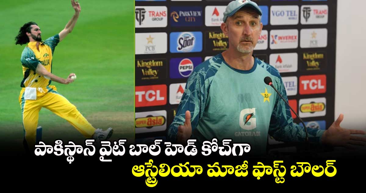 Pakistan Cricket: పాకిస్థాన్ వైట్ బాల్ హెడ్ కోచ్‌గా ఆస్ట్రేలియా మాజీ  ఫాస్ట్ బౌలర్