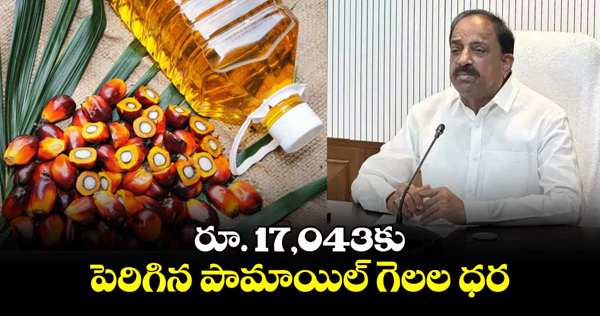 రూ. 17,043కు పెరిగిన పామాయిల్ గెలల ధర