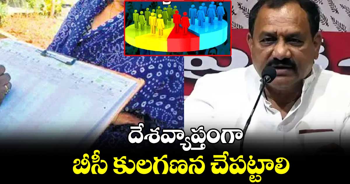 దేశవ్యాప్తంగా బీసీ కులగణన చేపట్టాలి : పీసీసీ చీఫ్ మహేశ్ గౌడ్