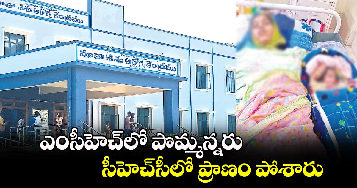 ఎంసీహెచ్​లో పొమ్మన్నరు.. సీహెచ్​సీలో ప్రాణం పోశారు.. 