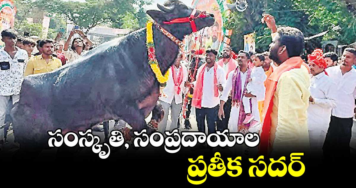 సంస్కృతి, సంప్రదాయాల ప్రతీక సదర్​