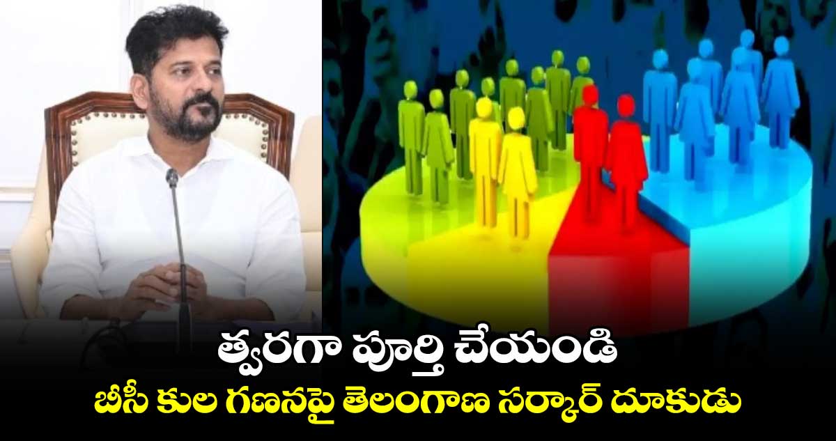 త్వరగా పూర్తి చేయండి.. బీసీ కుల గణనపై తెలంగాణ సర్కార్ దూకుడు