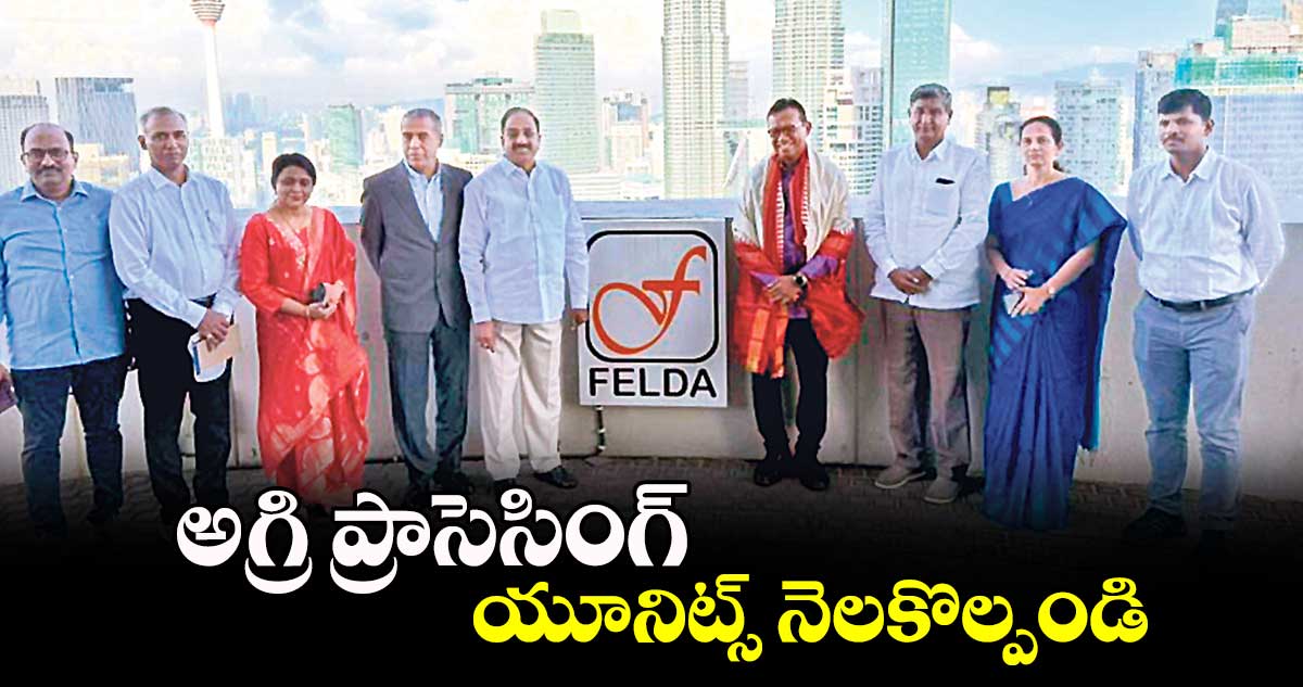 అగ్రి ప్రాసెసింగ్ యూనిట్స్ నెలకొల్పండి: తుమ్మల