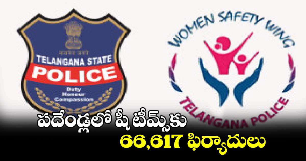 పదేండ్లలో షీ టీమ్స్​కు 66,617 ఫిర్యాదులు