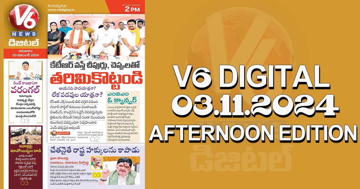 V6 DIGITAL 03.11.2024 AFTERNOON EDITION