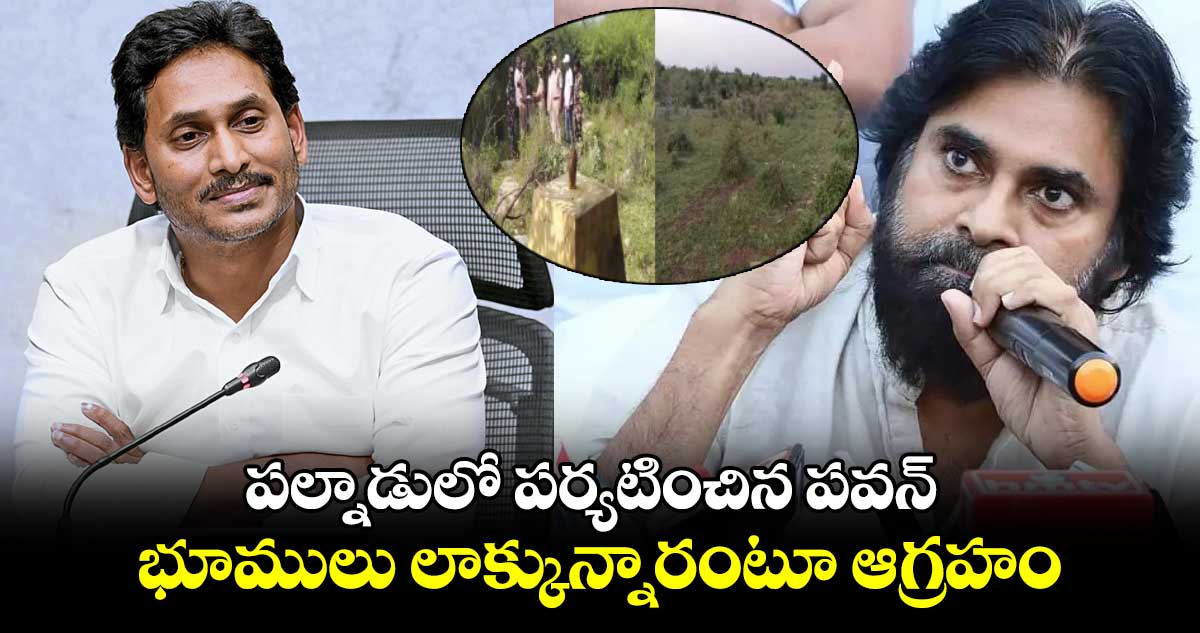 పల్నాడులో పర్యటించిన పవన్.. భూములు లాక్కున్నారంటూ ఆగ్రహం.. 