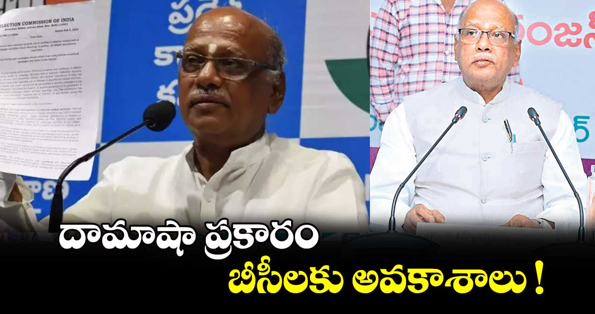 దామాషా ప్రకారం..బీసీలకు అవకాశాలు!...రాష్ట్ర బీసీ కమిషన్ చైర్మన్ జి.నిరంజన్