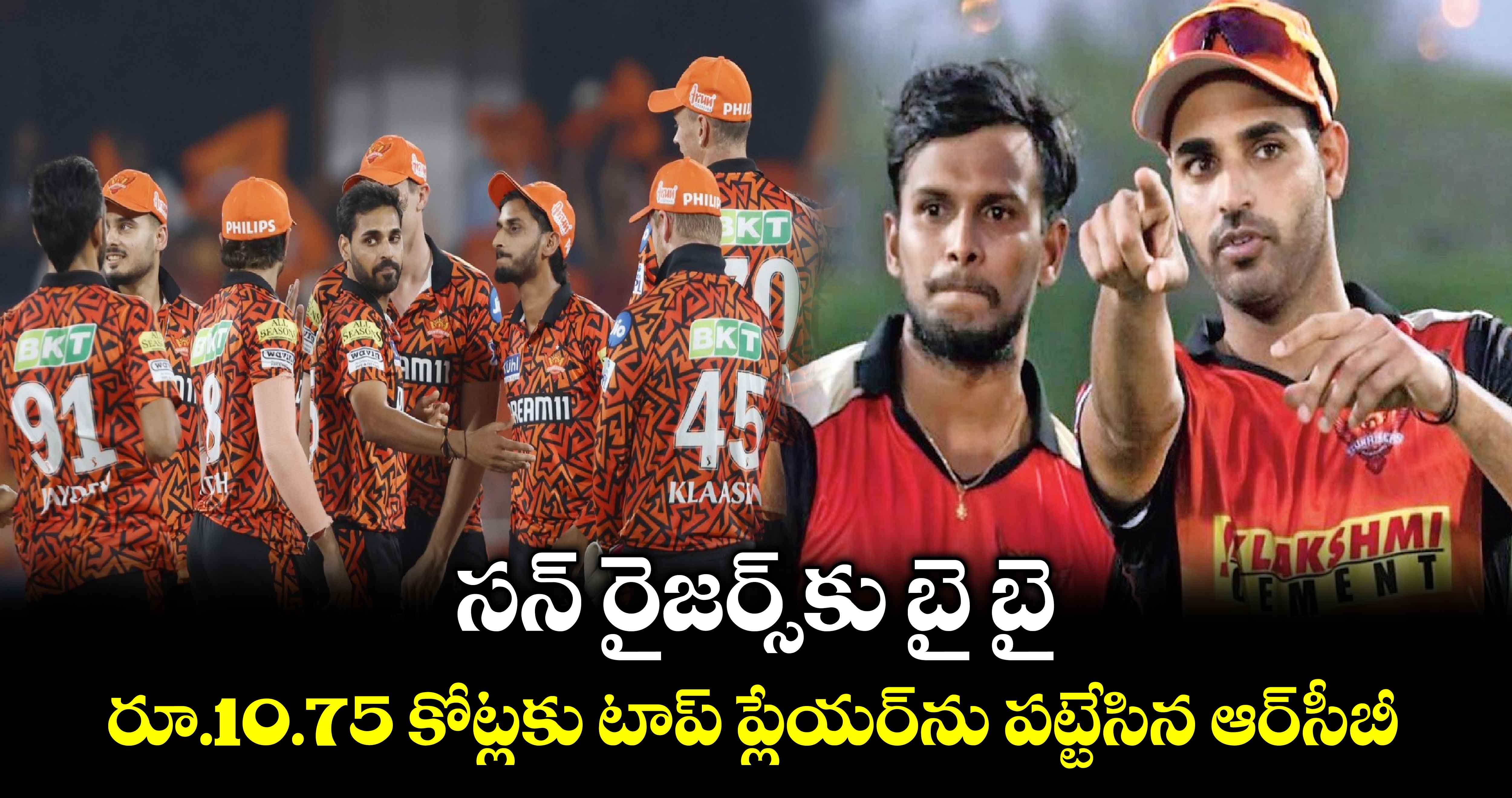 IPL 2025 Mega Action: సన్ రైజర్స్‌కు బై బై.. రూ.10.75 కోట్లకు టాప్ ప్లేయర్‌ను పట్టేసిన ఆర్‌సీబీ