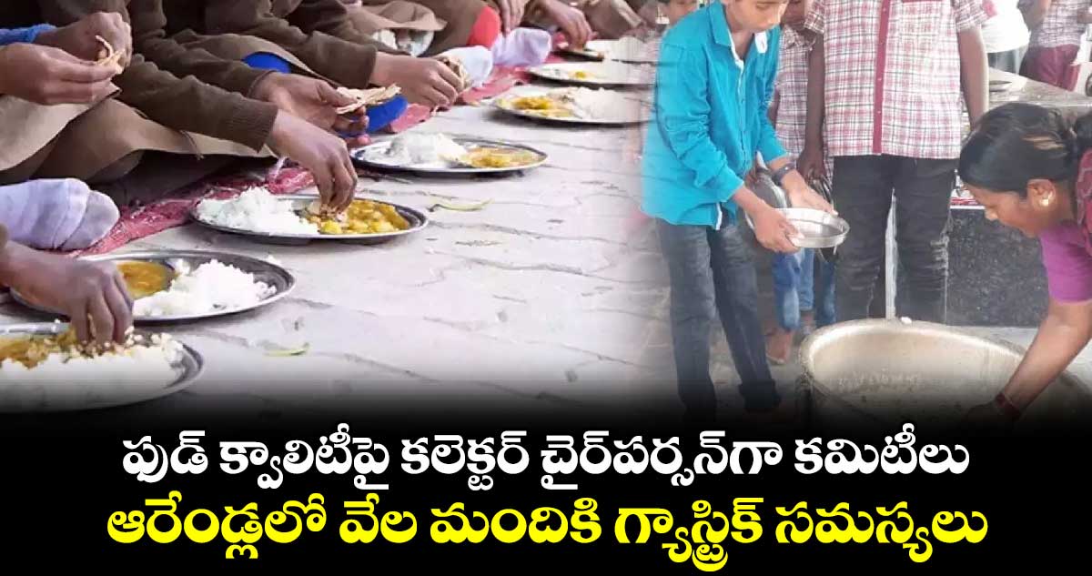 ఫుడ్ క్వాలిటీపై కలెక్టర్ చైర్​పర్సన్‌గా కమిటీలు.. ఆరేండ్లలో వేల మందికి గ్యాస్ట్రిక్​ సమస్యలు