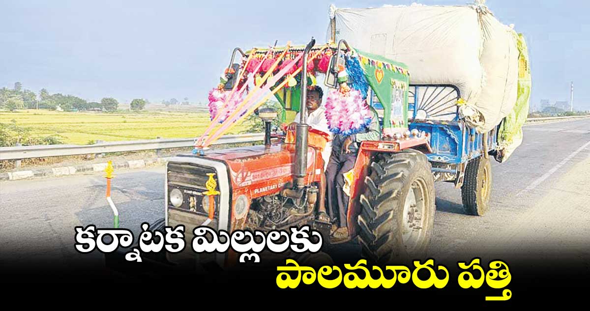 కర్నాటక మిల్లులకు...  పాలమూరు పత్తి