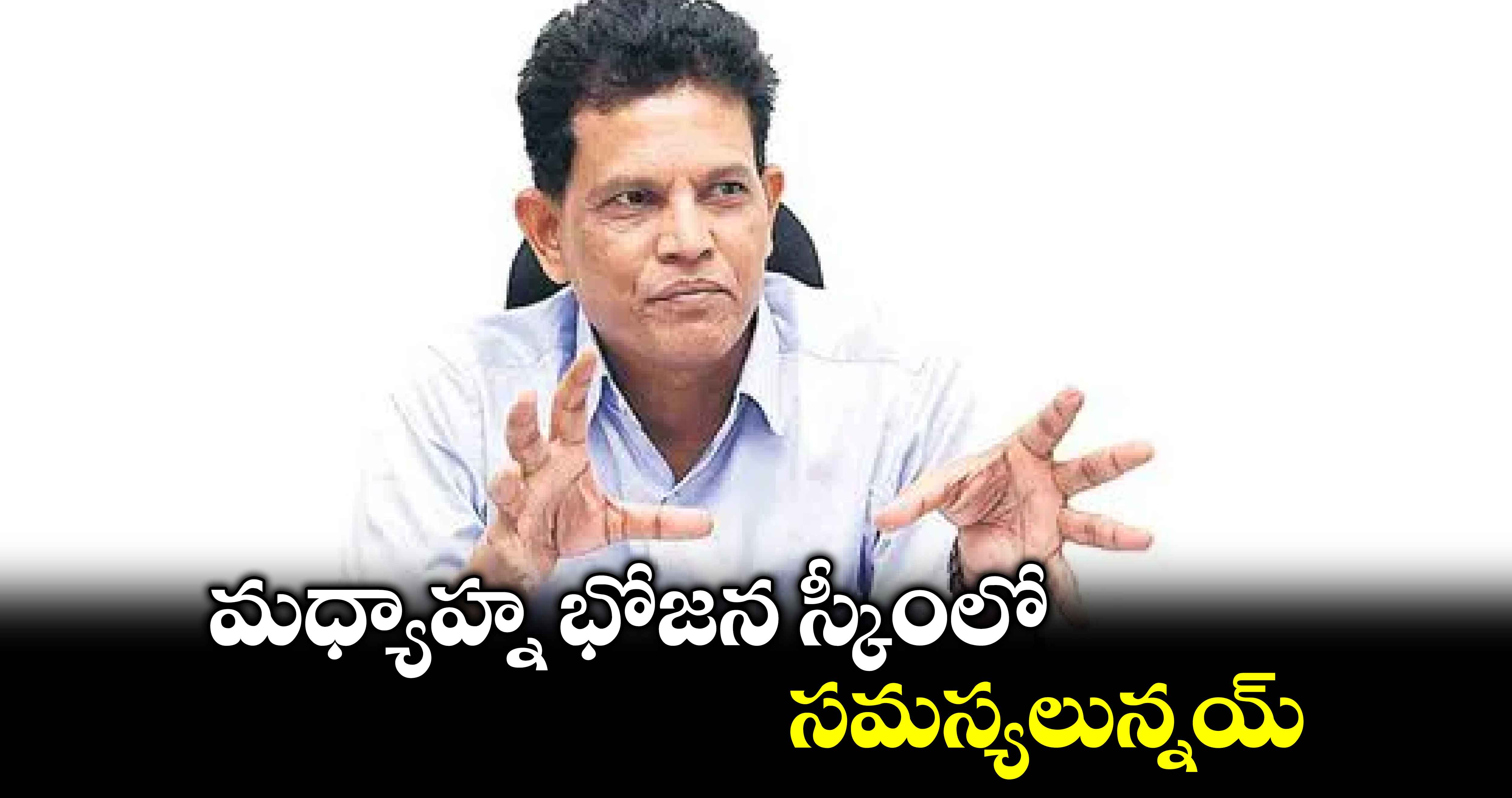 మధ్యాహ్న భోజన స్కీంలో సమస్యలున్నయ్‌‌ : విద్యా కమిషన్‌‌ చైర్మన్‌‌ ఆకునూరి మురళి