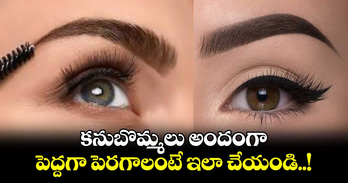  Beauty Tips : కనుబొమ్మలు అందంగా.. పెద్దగా పెరగాలంటే ఇలా చేయండి..!