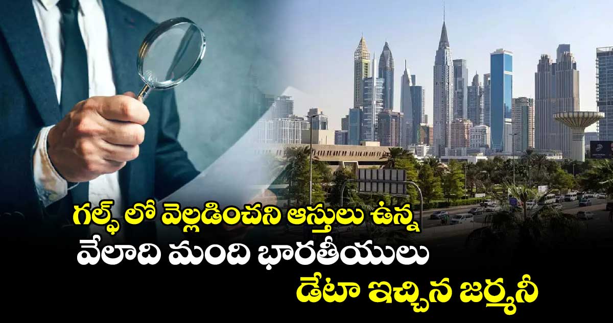 గల్ఫ్ లో వెల్లడించని ఆస్తులు ఉన్న వేలాది మంది భారతీయులు... డేటా ఇచ్చిన జర్మనీ 