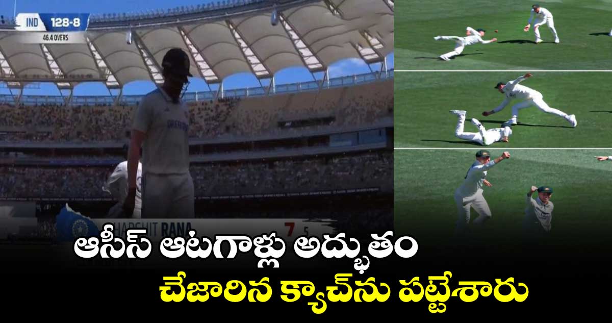 IND vs AUS: ఆసీస్ ఆటగాళ్లు అద్భుతం.. చేజారిన క్యాచ్‌ను పట్టేశారు