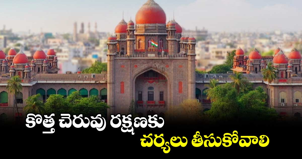 కొత్త చెరువు రక్షణకు చర్యలు తీసుకోవాలి : హైకోర్టు