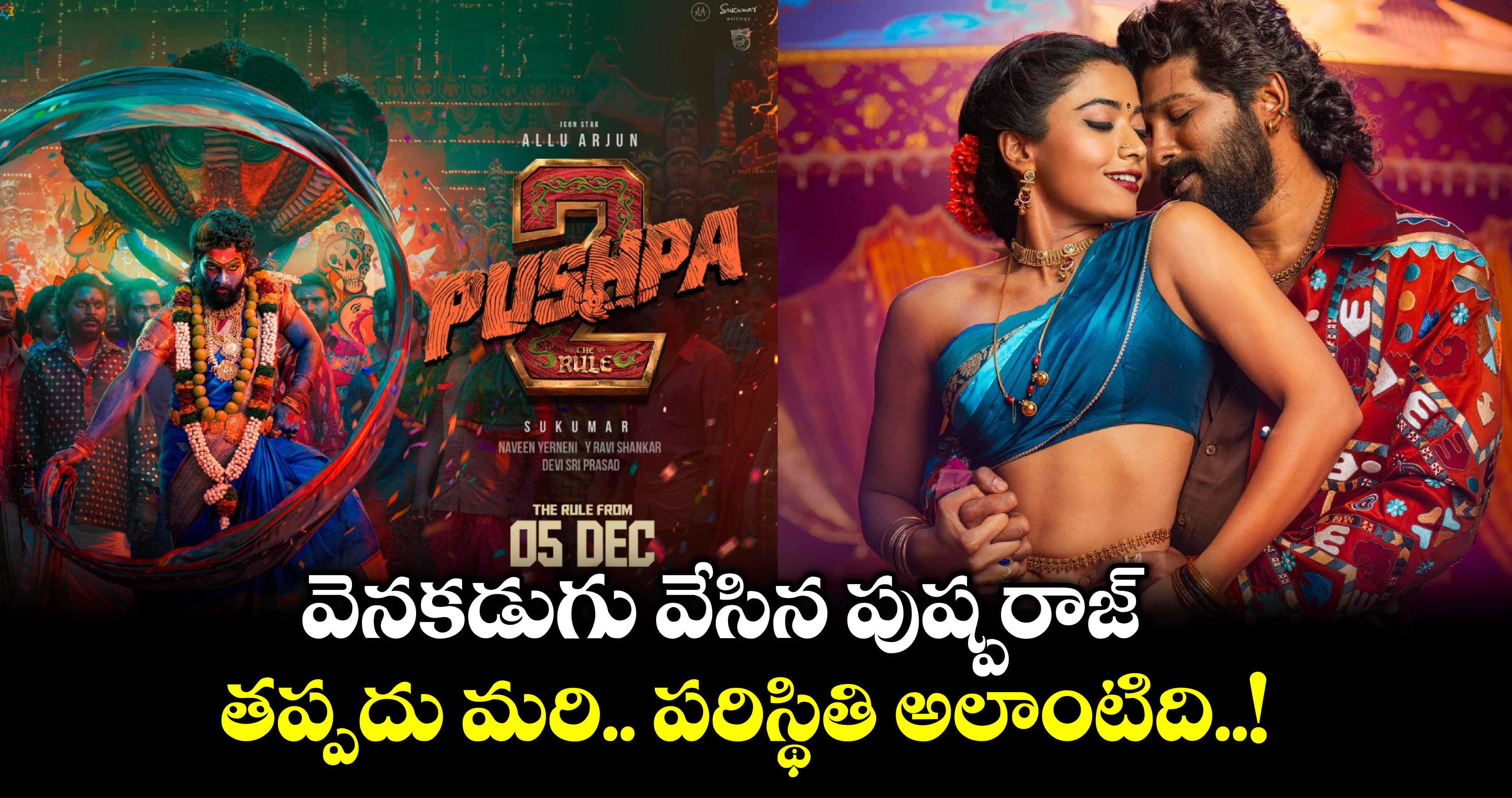 Pushpa2: వెనకడుగు వేసిన పుష్పరాజ్.. తప్పదు మరి.. పరిస్థితి అలాంటిది..!