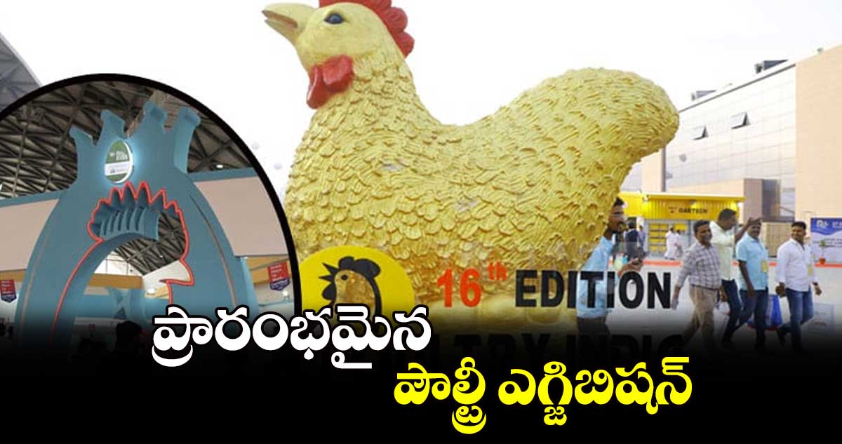 ప్రారంభమైన పౌల్ట్రీ ఎగ్జిబిషన్‌‌‌‌