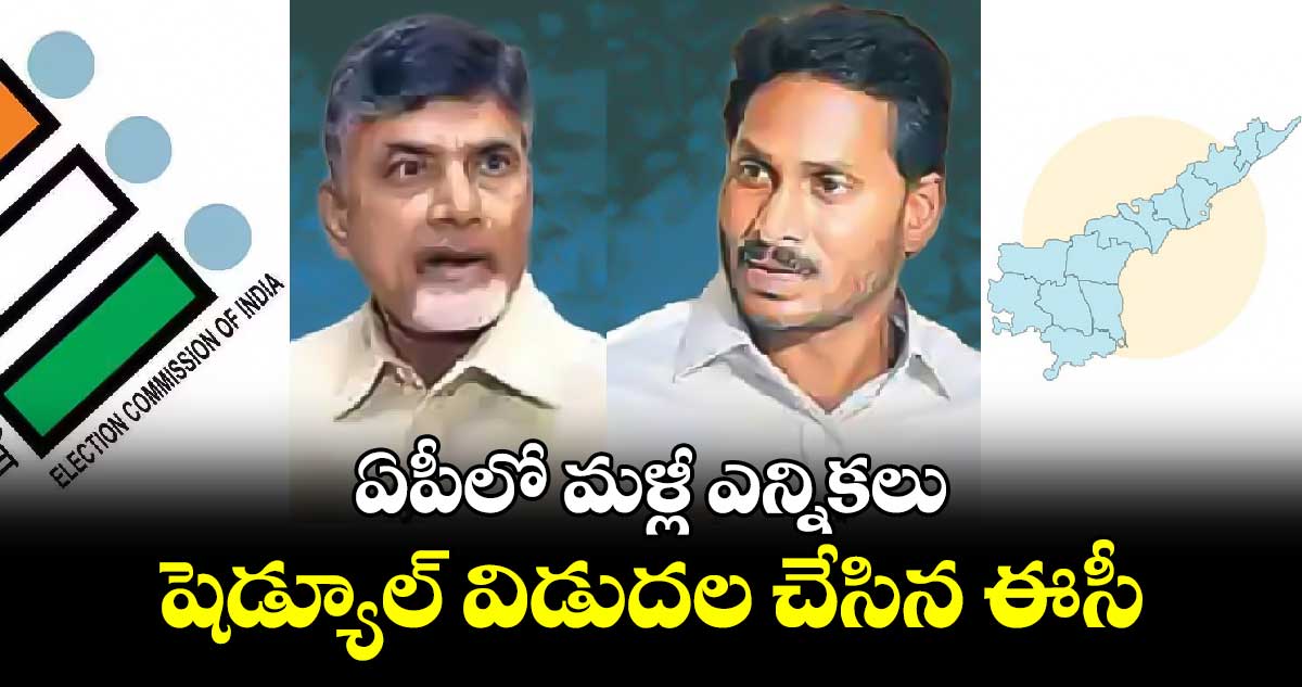 ఏపీలో మళ్లీ ఎన్నికలు.. షెడ్యూల్ విడుదల చేసిన ఈసీ