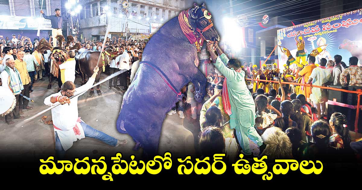 మాదన్నపేటలో సదర్ ఉత్సవాలు