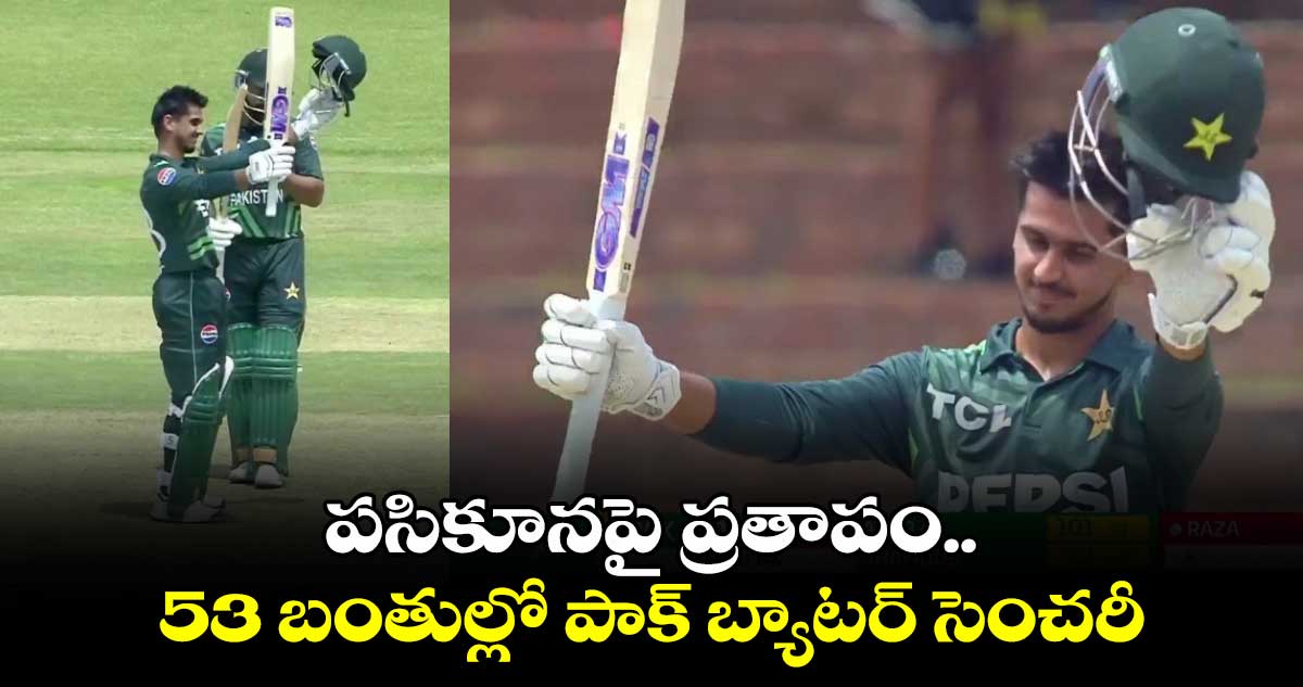 PAK vs BAN: పసికూనపై ప్రతాపం.. 53 బంతుల్లో పాక్ బ్యాటర్ సెంచరీ