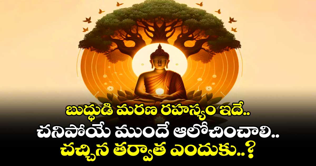 ఆధ్యాత్మికం : బుద్ధుడి మరణ రహస్యం ఇదే.. చనిపోయే ముందే ఆలోచించాలి.. చచ్చిన తర్వాత ఎందుకు..? 